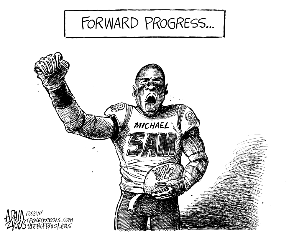  MICHAEL SAM by Adam Zyglis