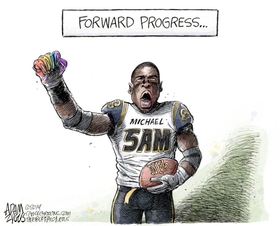Michael Sam Drafted COLOR