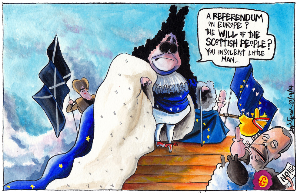 ALEX SALMOND SCOTTISH EU MEMBERSHIP DREAMS
