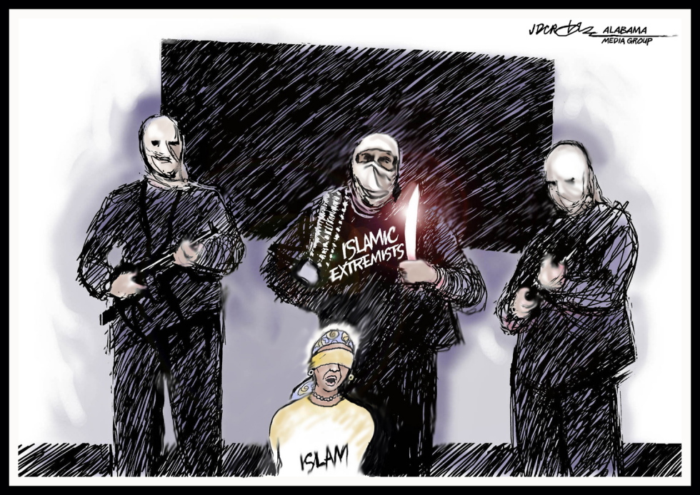 Extremists torture the Muslim religion