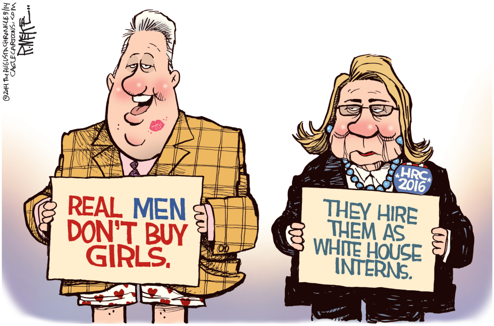 Real Men and Clinton COLOR