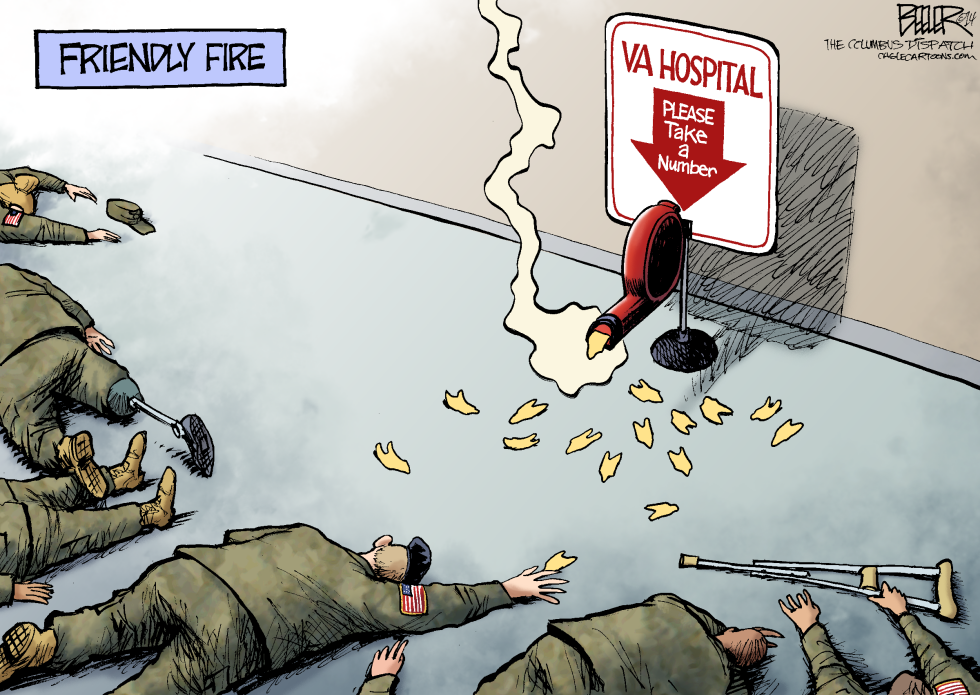  KILLING VETERANS by Nate Beeler