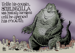 STERLINGZILLA,  by Randy Bish