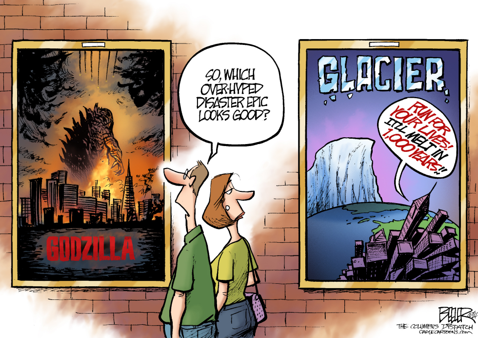 Godzilla and Glaciers COLOR