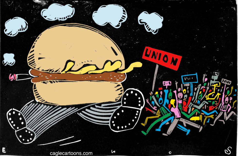 Fast Food Worker Revolt COLOR
