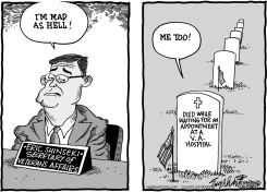 ERIC SHINSEKI by Bob Englehart