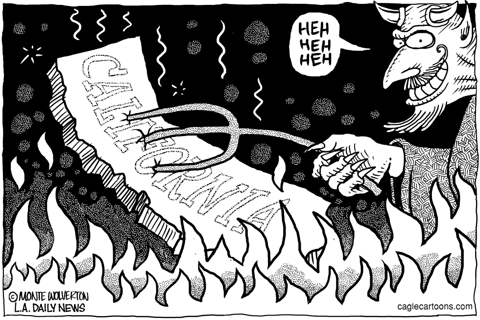 LOCAL-CA CALIFORNIA BURNING by Monte Wolverton