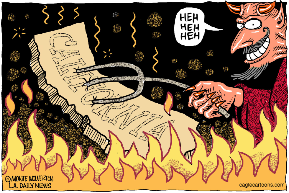 LOCAL-CA CALIFORNIA BURNING  by Monte Wolverton