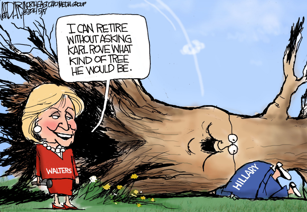 Walters, Rove and Hillary