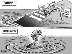 CLIMATE CHANGE DENIER by Paresh Nath