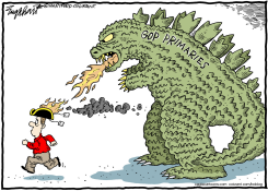 TEA PARTY FLOPS by Bob Englehart