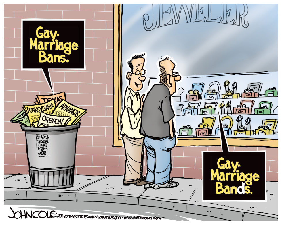 Gay-marriage bands COLOR