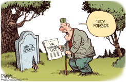 VA MEMORIAL DAY   by Rick McKee