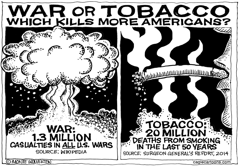 More American Deaths from War or Tobacco