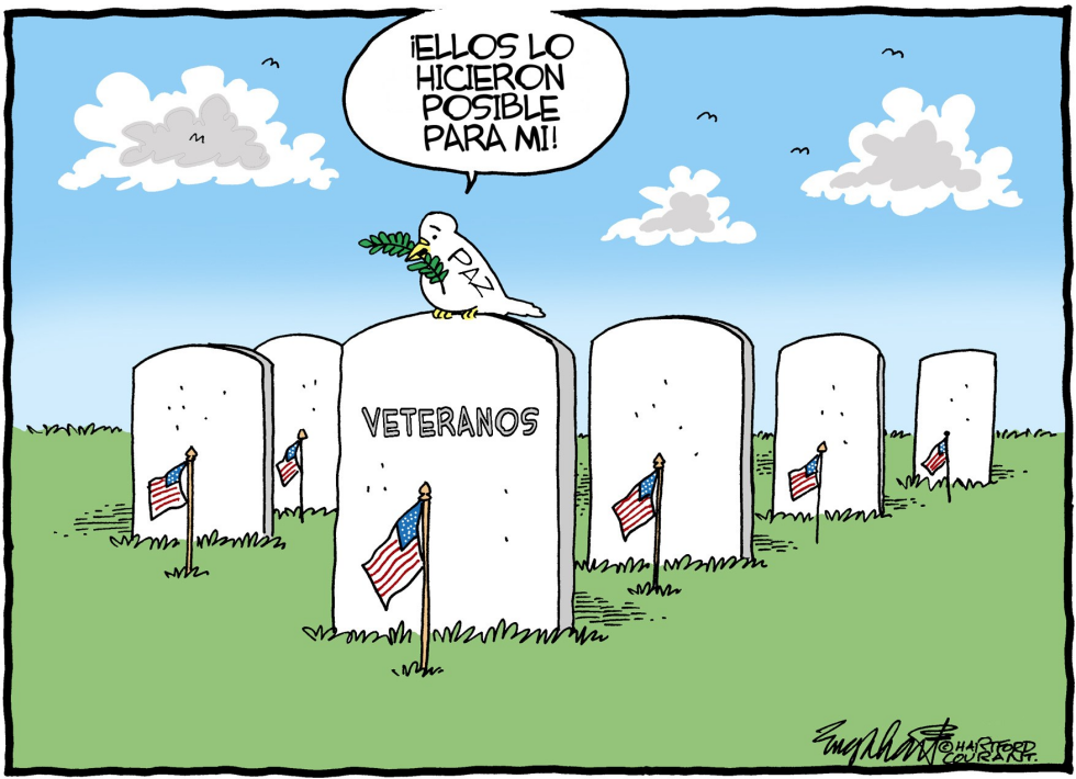  DIA DE LOS CAIDOS  by Bob Englehart