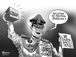 THAI MILITARY COUP by Paresh Nath