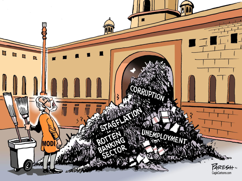 Narendra Modi’s task COLOR
