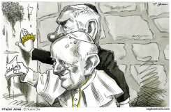 FRANCISCO Y NETANYAHU -  by Taylor Jones