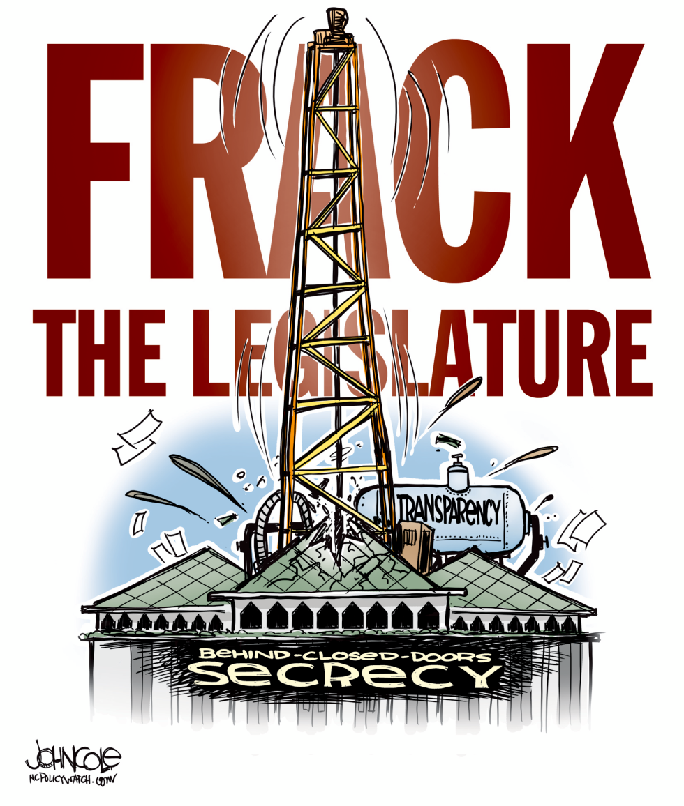 LOCAL NC -- Frack the legislature COLOR