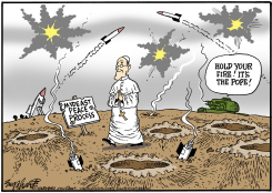 POPE FRANCIS MIDEAST PEACE PROCESS by Bob Englehart