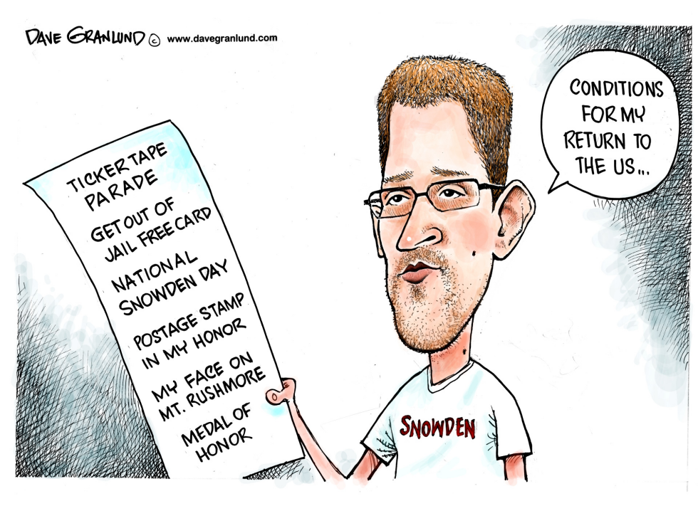 Snowden homecoming demands