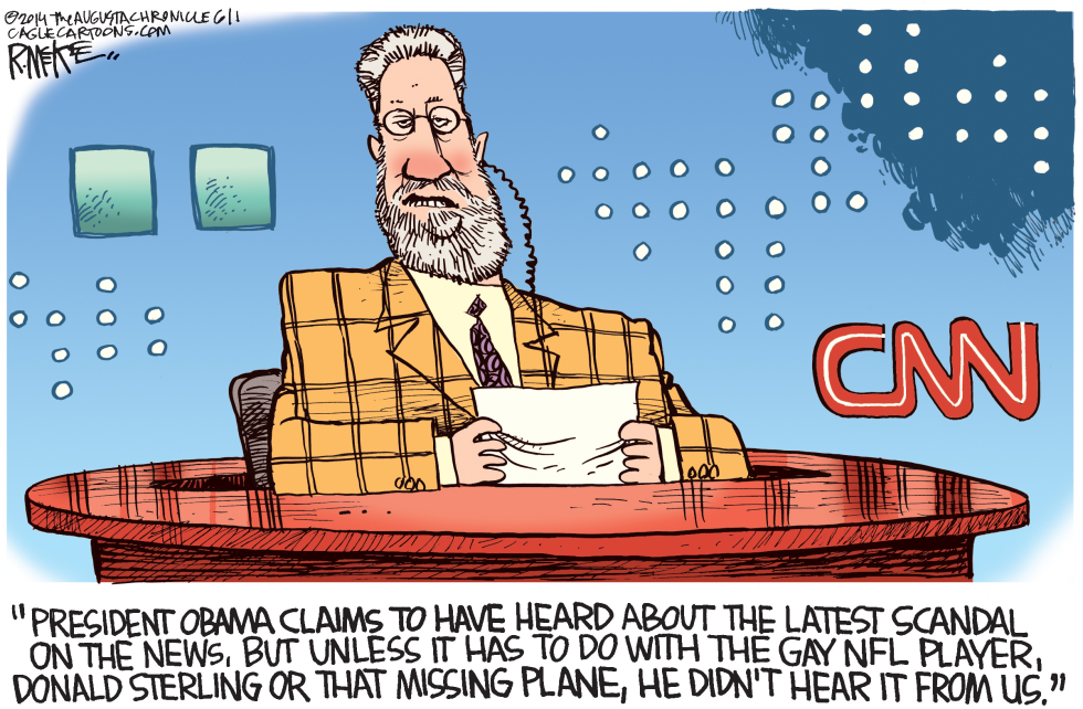  CNN COVERAGE by Rick McKee