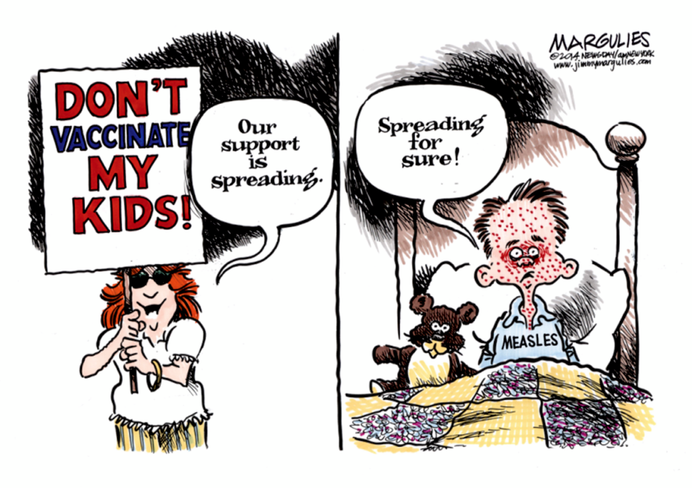 Anti-vaccination views tied to measles cases in new Margulies work