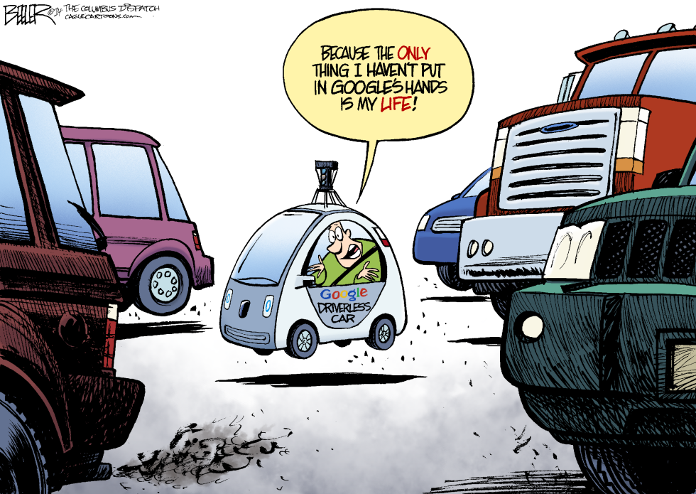  GOOGLE CAR by Nate Beeler