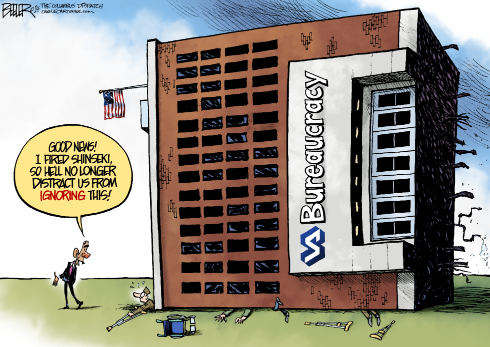  VA BUREAUCRACY by Nate Beeler