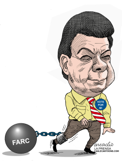 JUAN MANUEL SANTOS by Arcadio Esquivel