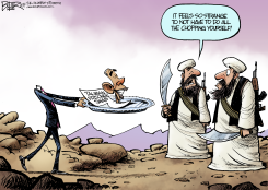 TALIBAN SWAP  by Nate Beeler