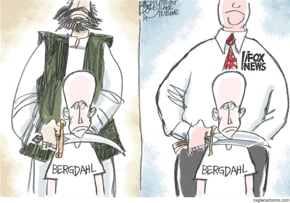  TALIBAN PRISONER BERGDAHL by Pat Bagley