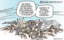 PRISONER SWAP  by Mike Keefe