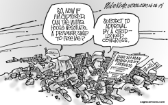 PRISONER SWAP  by Mike Keefe