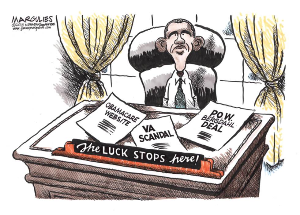 Obama scandals color