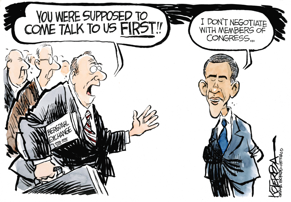  BERGDAHL EXCHANGE by Jeff Koterba