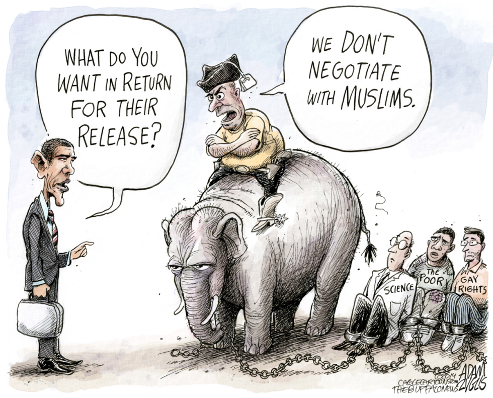  PRISONER DEAL by Adam Zyglis