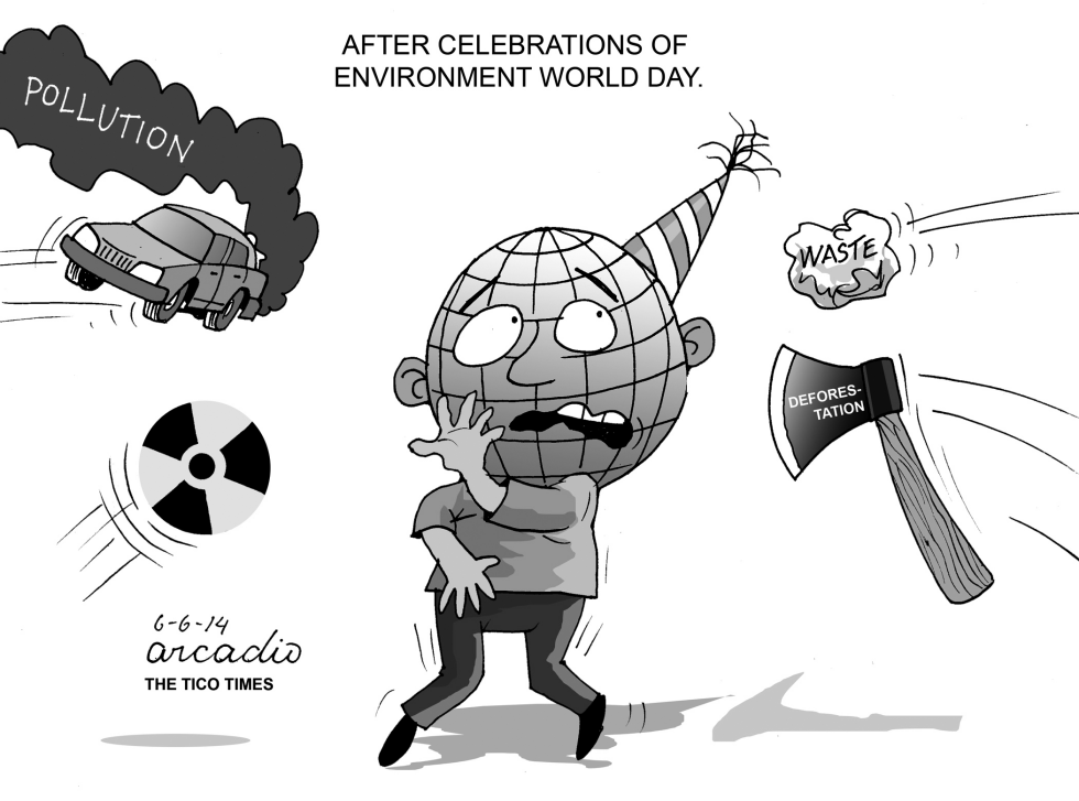  AFTER CELEBRATIONS OF ENVIRONMENT WORLD DAY BN by Arcadio Esquivel