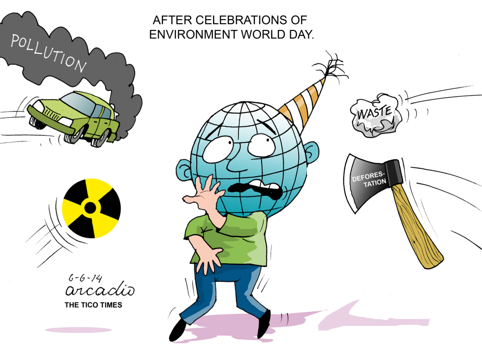 After celebrations of environment world day