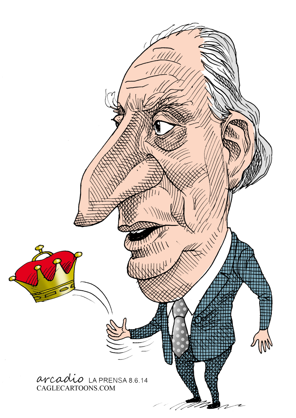  REY JUAN CARLOS by Arcadio Esquivel