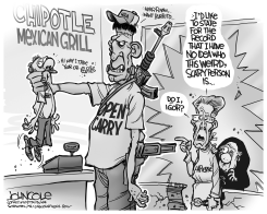LAPIERRE'S MONSTER BW by John Cole