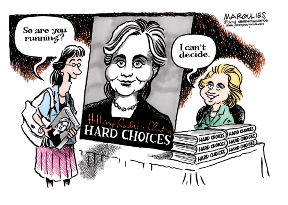 Hillary Clinton book tour color