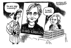 HILLARY CLINTON BOOK TOUR by Jimmy Margulies