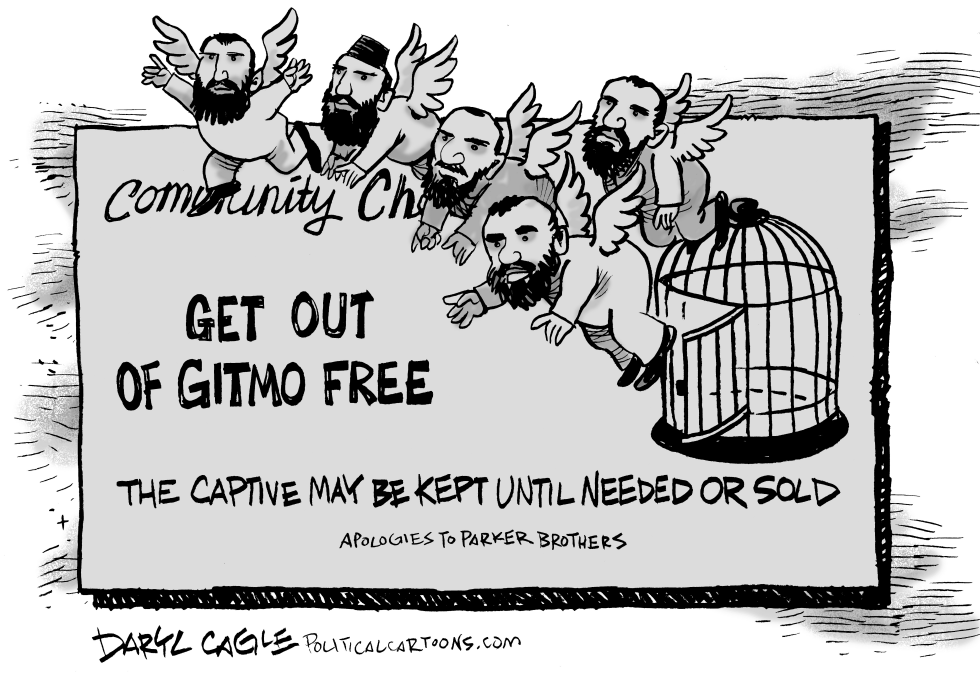  GET OUT OF GITMO FREE by Daryl Cagle