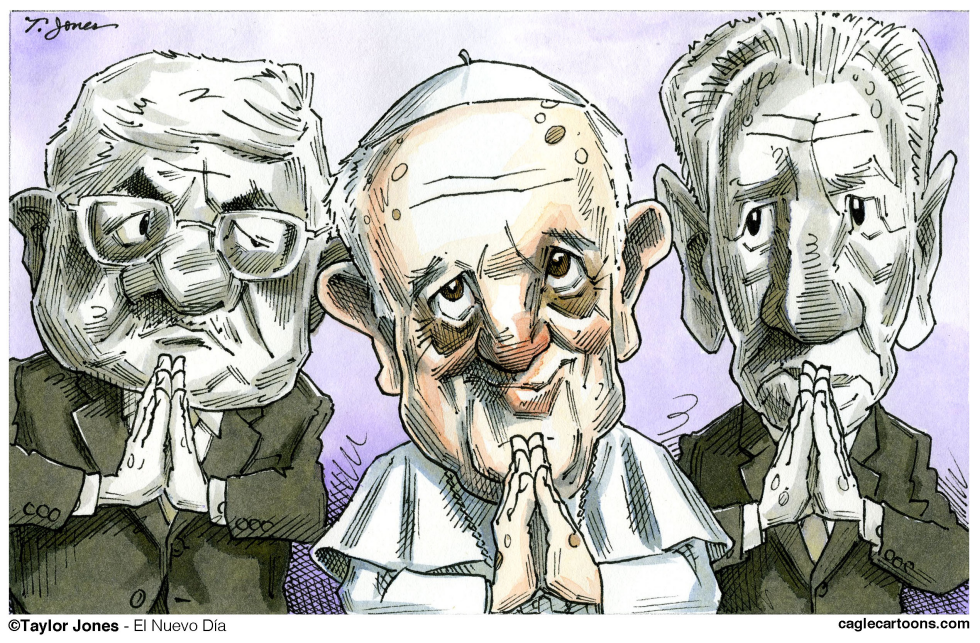  PERES-ABBAS VATICAN PRAYER SUMMIT  by Taylor Jones