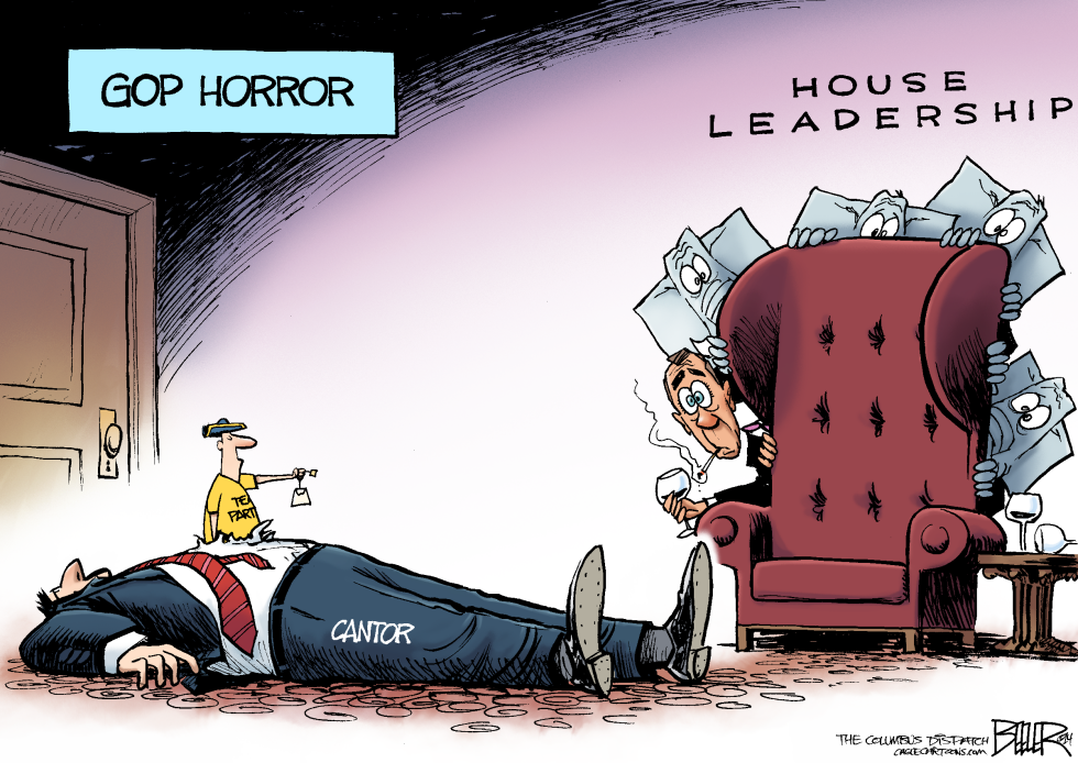  GOP HORROR by Nate Beeler