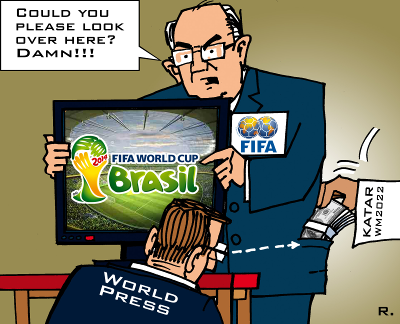 FIFA Diversionary © Rachel Gold,Austria,FIFA,diversionary,world cup,press