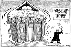 LOCAL-CA TEACHERS TENURE RULING by Monte Wolverton