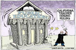 LOCAL-CA TEACHERS TENURE RULING by Monte Wolverton