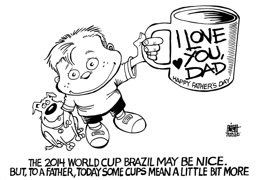 FATHER'S DAY CUP, B/W